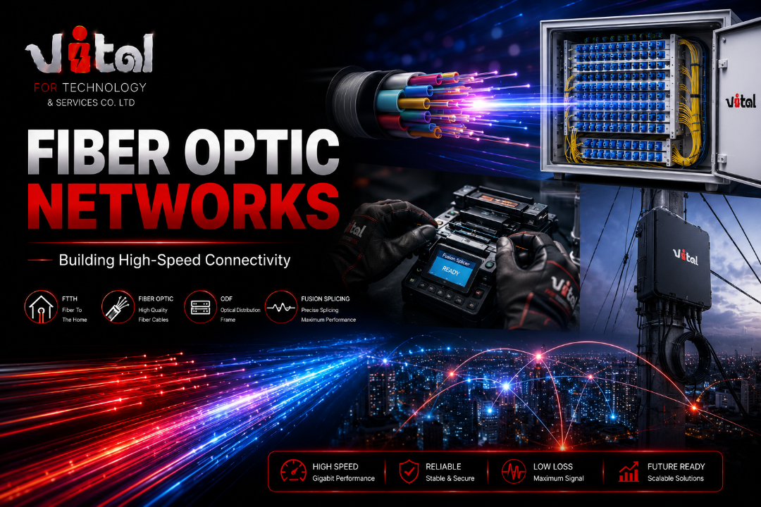 شبكات الألياف الضوئية — Fiber Optic Networks — فيتال