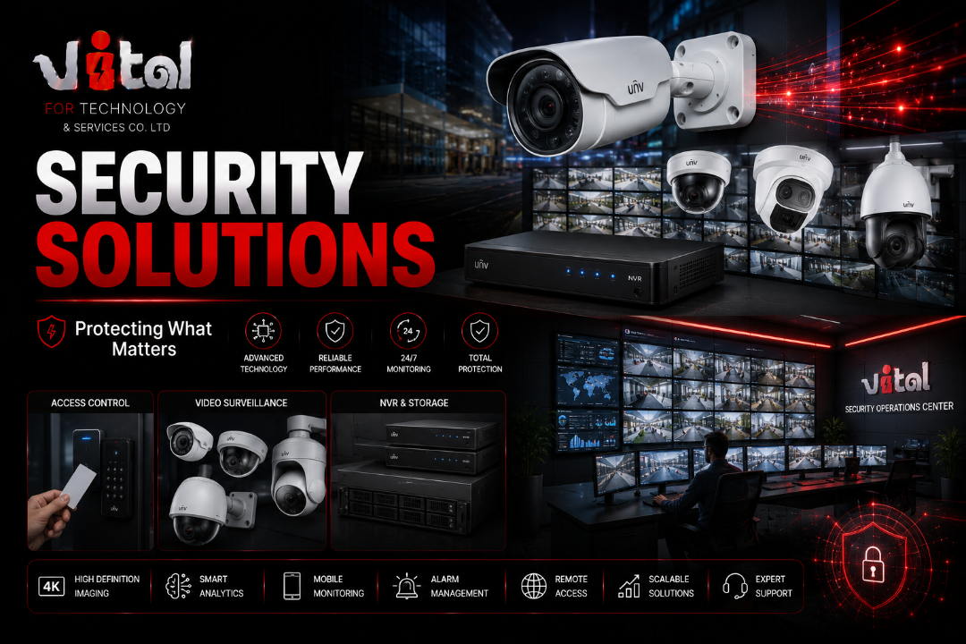 أنظمة الحماية والمراقبة — Security Solutions — فيتال